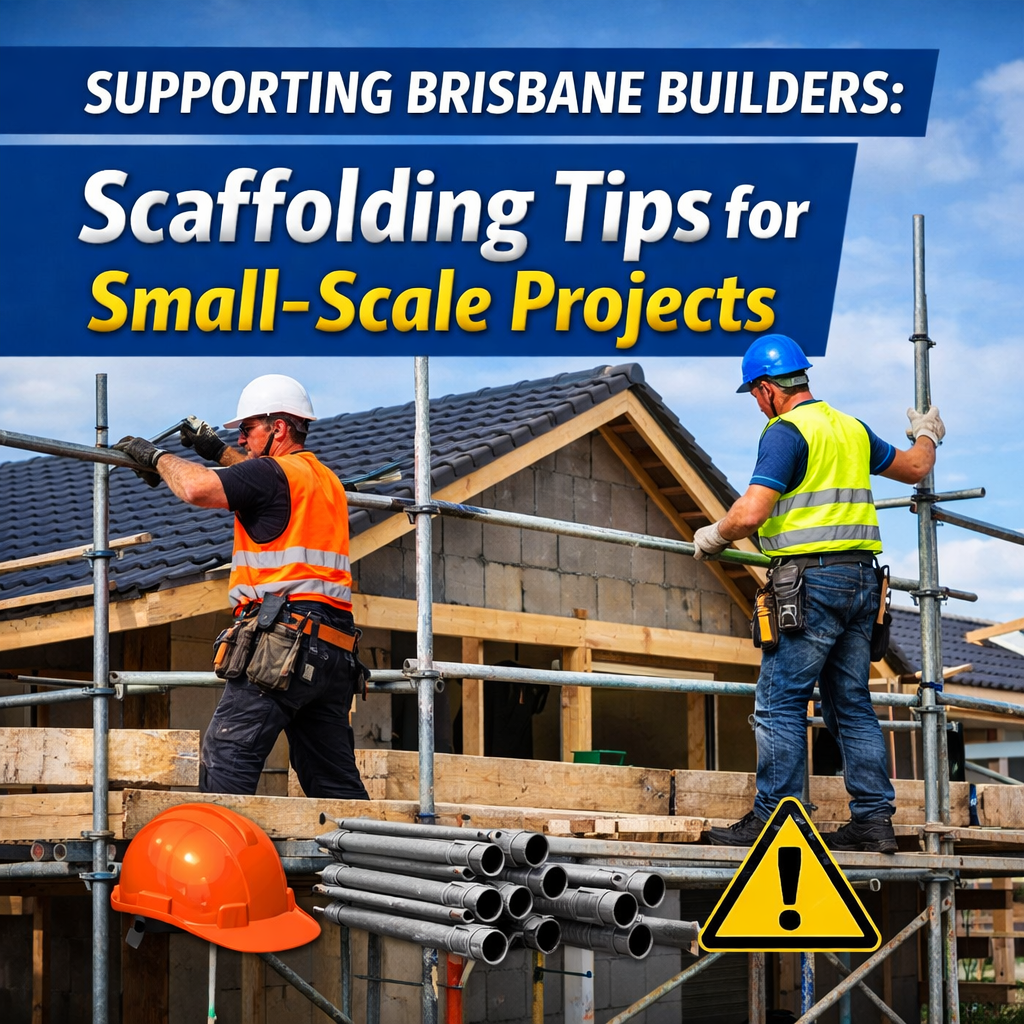 Supporting Brisbane Builders: Scaffolding Tips for Small-Scale Projects