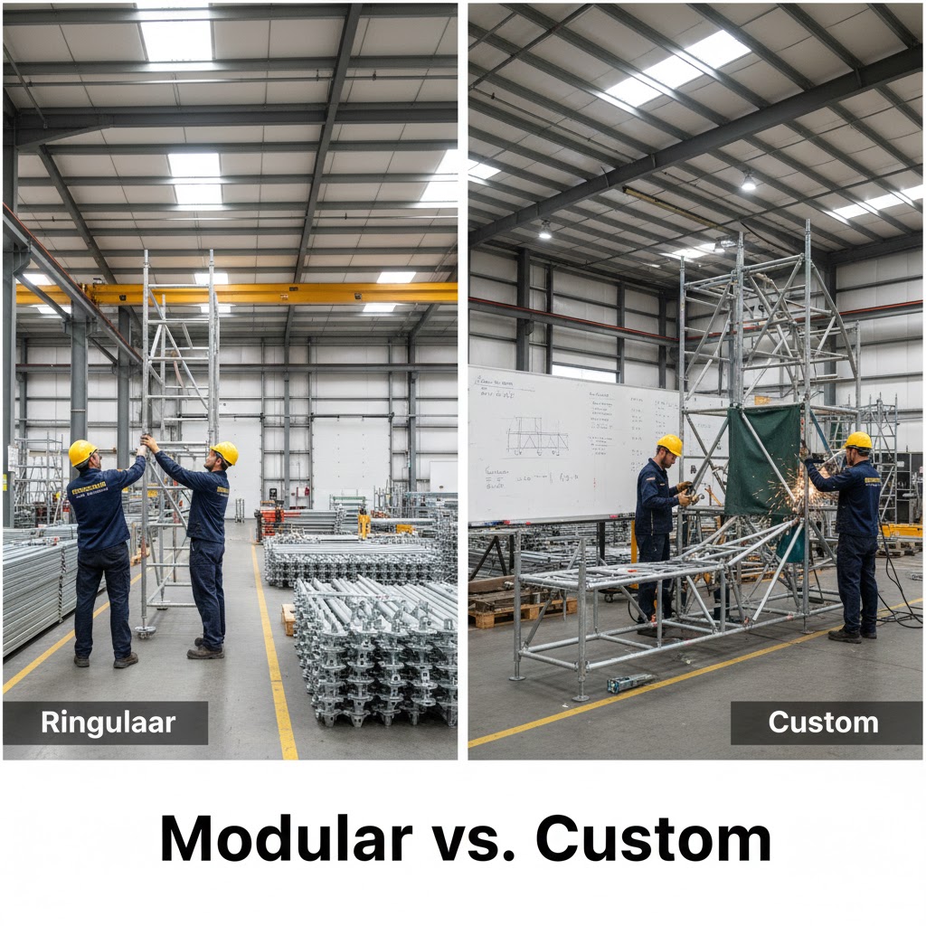 How We Customise Scaffolding Solutions for Unusual Structures Tailoring the Tech: Modular vs. Custom