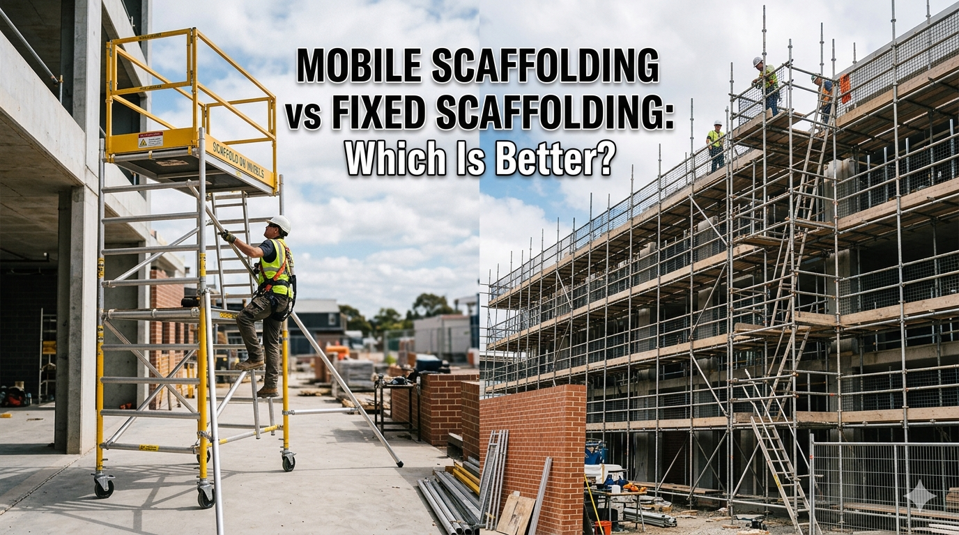 Mobile Scaffolding vs Fixed Scaffolding: Which Is Better? Mobile Scaffolding vs Fixed Scaffolding