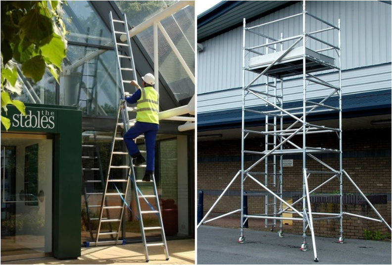 Do you really need scaffolding for painting a house?