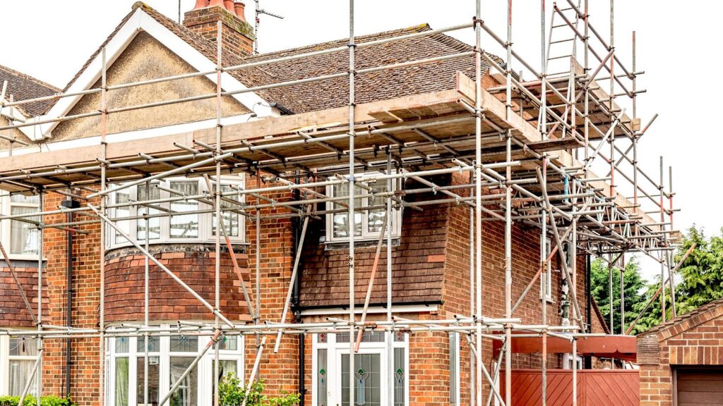 Do you really need scaffolding for painting a house?